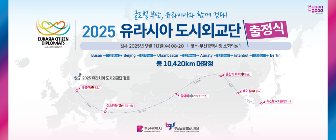 부산시, ‘2025 유라시아 도시외교...