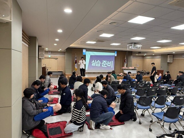 부산 북구, 심정지 환자 생존율 높이...