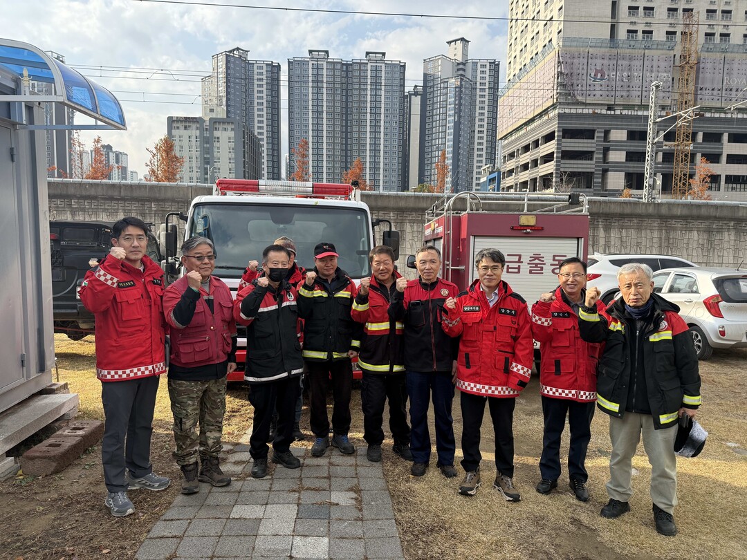 양산시 김신호 부시장, 산불예방 현장...
