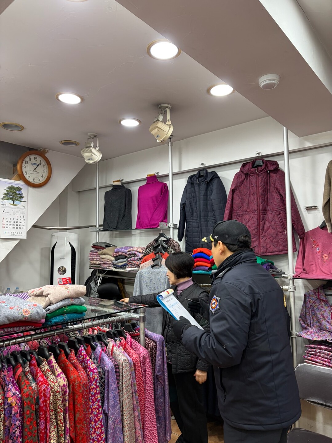 춘천소방서, 겨울철 전통시장 화재안전...