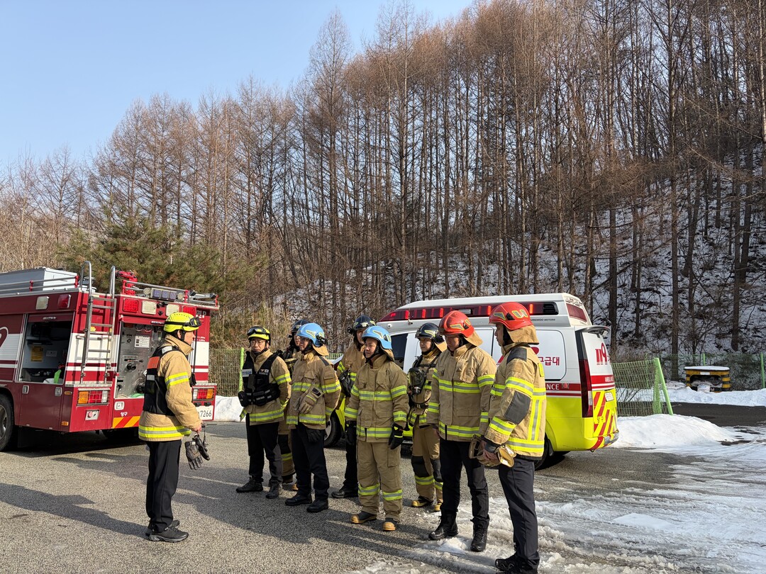 양구소방서, 무각본 대피훈련으로 요양...
