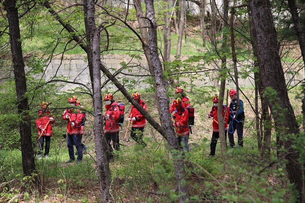 인천 부평구, 봄철 산불진화 통합훈련...