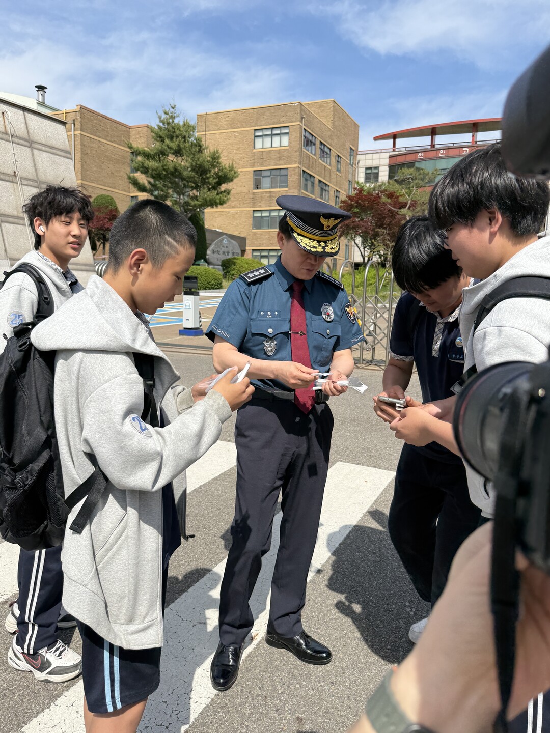 “인천경찰청장, 학교 통학로 안전 강...