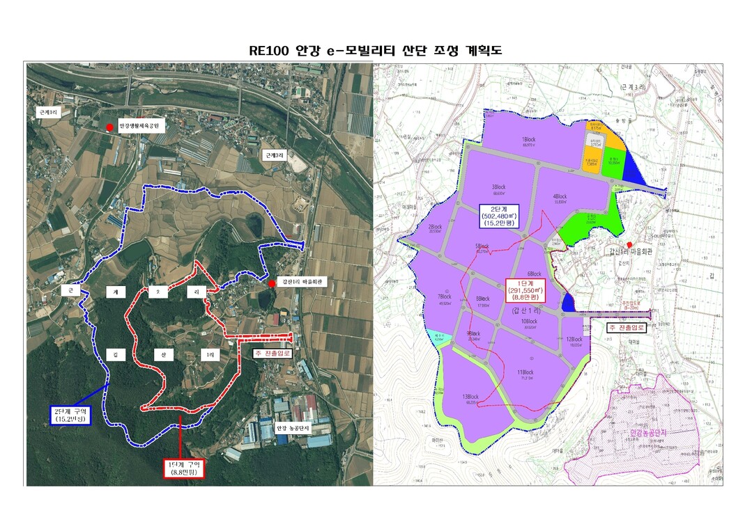 경주시, 안강 RE100 e-모빌리티...