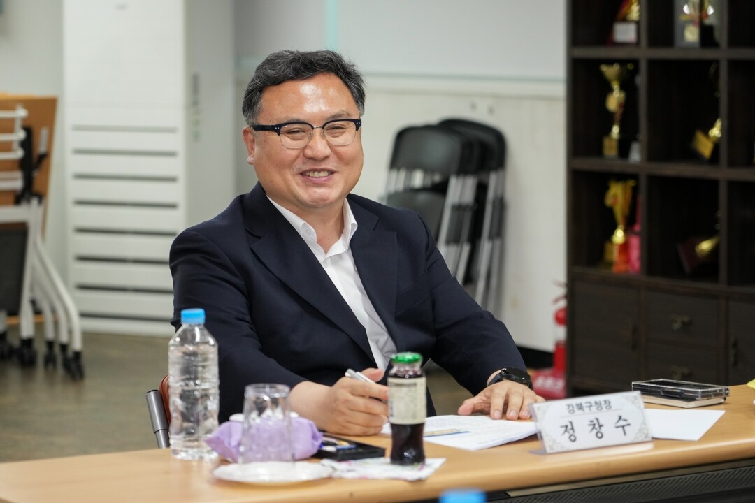 정창수 강북구청장, 13개 동 순회하...