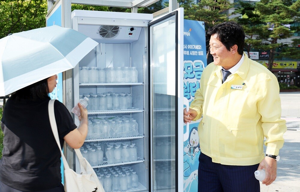 손배찬 파주시장, 파주시 첫 폭염중대...