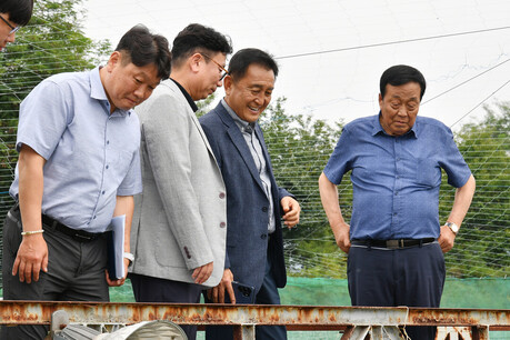 김세훈 화천군수 산천어양식장 상황 점검