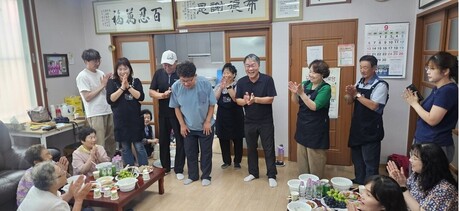 죽교동 도란도란협동조합, 추석맞이 어르신 건강관리·나눔 실천