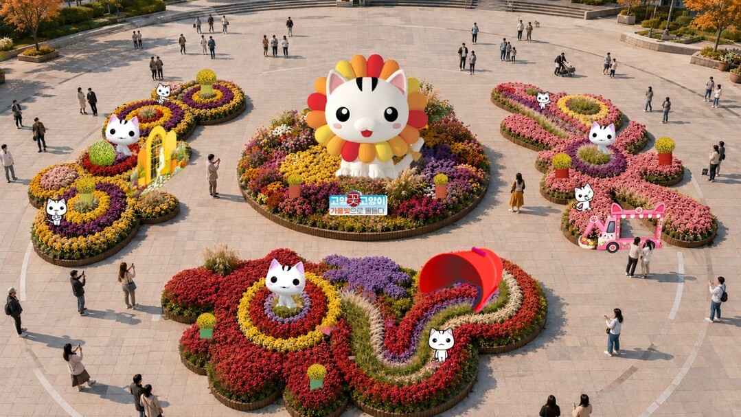 [기획] 호수공원부터 쇼핑몰까지 꽃으로 물든다…고양시, 일상 속 화훼문화 키운다