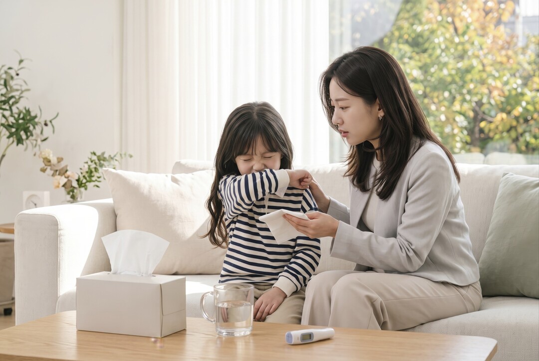 환절기 반복되는 아이 콧물, 감기 아...